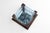 Glass Art Deco Jewelry Box in Facet Cut Glass and Oak, 1930s For Sale - Image 7 of 11