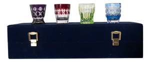 Crystal Vodka Nazdrovia Shot Glasses from Imperial Faberge, 2000s