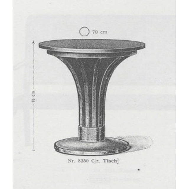 Vase Table by Otto Prutscher for Thonet, 1890s For Sale - Image 8 of 9