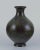 Large Round Brass Vase with Silver Cranes, Japan, 1930s For Sale - Image 6 of 10