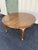 Early 1900s Large Round Oak Farmhouse Dining Table For Sale - Image 12 of 12