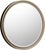 Tricia 30" Illuminated Round Mirror in Modern Iron and Gild Designer: Thomas O'Brien Finish: Modern Iron and Gild Height:...