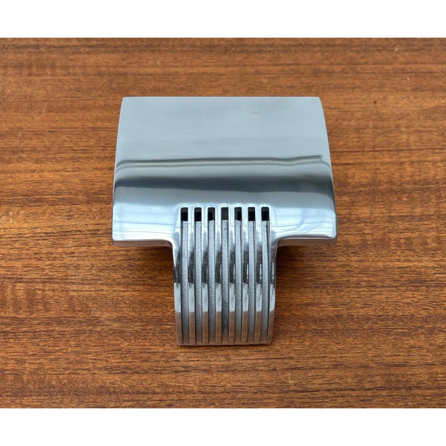 Vintage Postmodern Spanish Model Arqui Pe Aluminum Sconces by O. & S. Devesa for Metalarte, 1990s, Set of 2 For Sale - Image 12 of 18