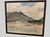 Framed gouache under glass "Mountain Landscape" Dated and signed by the artist Dimensions: H 50 x W 57 x D 2 cm Good...