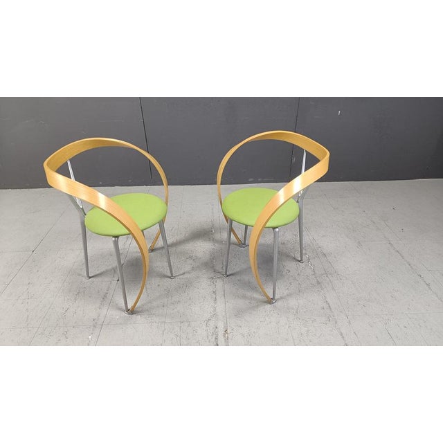 Revers Dining Chairs attributed to Andrea Branzi for Cassina, 1993, Set of 6 For Sale - Image 14 of 15