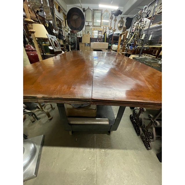 Emanuel Morez English Traditional Hand Made Chadwick Extension Oval Dining Table For Sale - Image 14 of 17