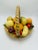 Ceramic Vintage Italian Fruit Basket For Sale - Image 7 of 9