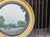 Large 19th Century English Giltwood Convex Mirror With Ebonized Inner Trim For Sale - Image 4 of 10