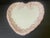 Vintage 1989 Angora / Haldon Group "Pink Stripe" Ribbon Bow Heart Platter - Rare 14" For Sale - Image 13 of 17