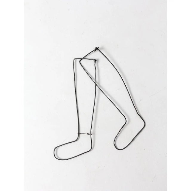 American Antique Wire Sock Stretchers For Sale - Image 3 of 8