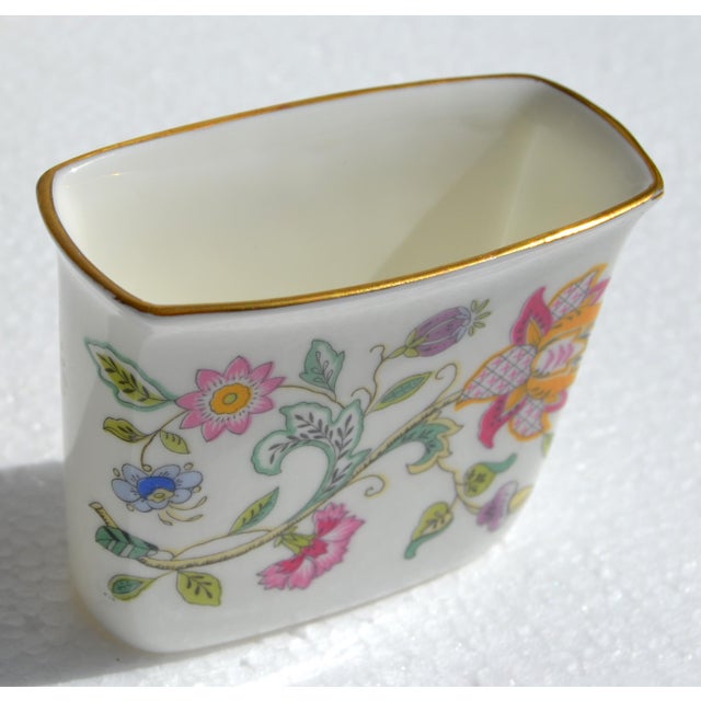Late 20th Century Minton Haddon Hall Cigarette Holder Fine Bone China 24k Gold For Sale - Image 14 of 14