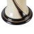 Cream 1980s Glass Table Lamp | Ivory Glass Double Light For Sale - Image 8 of 12
