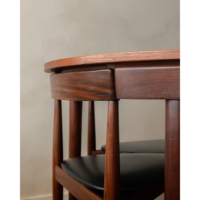Mid-Century Modern Teak Roundette Dining Set by Hans Olsen for Frem Røjle, 1950s, Set of 5 For Sale - Image 13 of 18