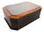 Large Brown and Black Lacquered Box, France, 1970s For Sale
