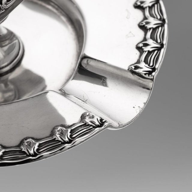 Antique American Silver Ashtray and Match Box Holder by Tiffany & Co, 1890s For Sale - Image 10 of 13