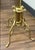 Vintage Ornate Solid Brass Coat Stand Rare Very Good Condition For Sale - Image 4 of 5
