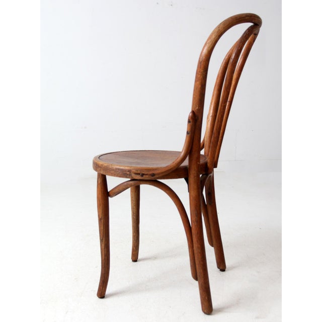 Antique Herhold Chair Co Bentwood Cafe Chair For Sale - Image 6 of 15