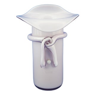 20th Century Purple Sommerso Glass Hat Vase from La Murrina, Italy, 1970s For Sale