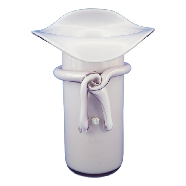 20th Century Purple Sommerso Glass Hat Vase from La Murrina, Italy, 1970s For Sale