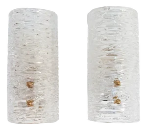 Austrian Crystal Sconces by J.T. Kalmar, 1950s, Set of 2