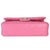 Animal Skin 22P Pink Quilted Caviar Small Classic Double Flap Bag For Sale - Image 7 of 10