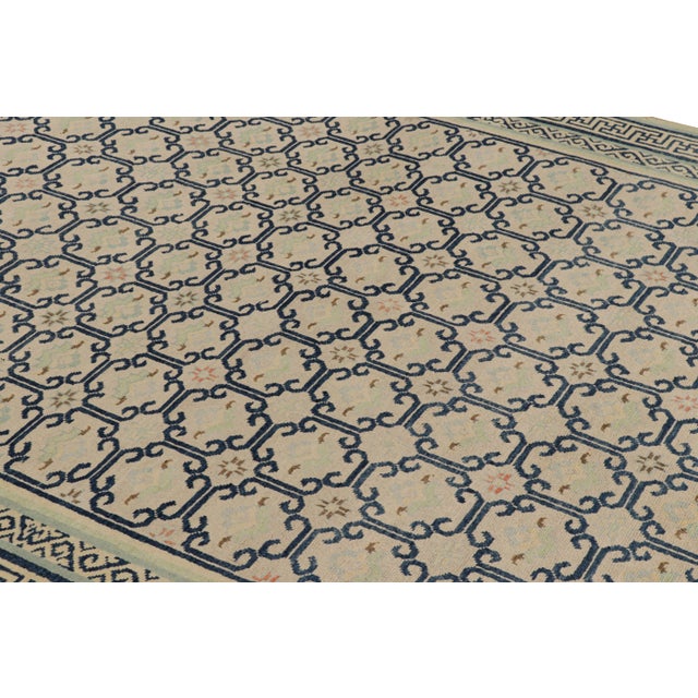 Hand-knotted in wool, this pair of 6x10 and 710 twin rugs from the Modern Classics rug by Rug & Kilim enjoys all over...