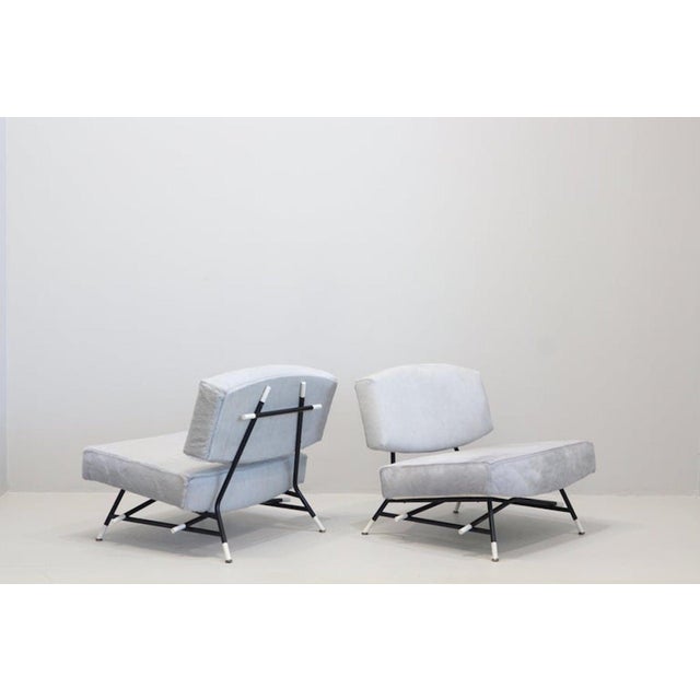 1950s Vintage Italian Lounge Chairs by Ico Parisi for Cassina, 1950, Set of 2 For Sale - Image 5 of 13