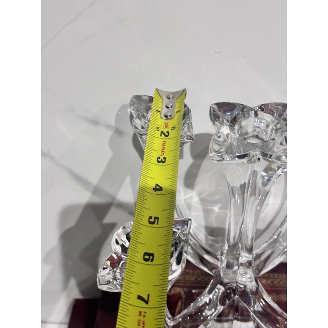 Vintage Towle Crystal 5-Arm Taper Candleholder, Elegant Table Decor For Sale - Image 9 of 11