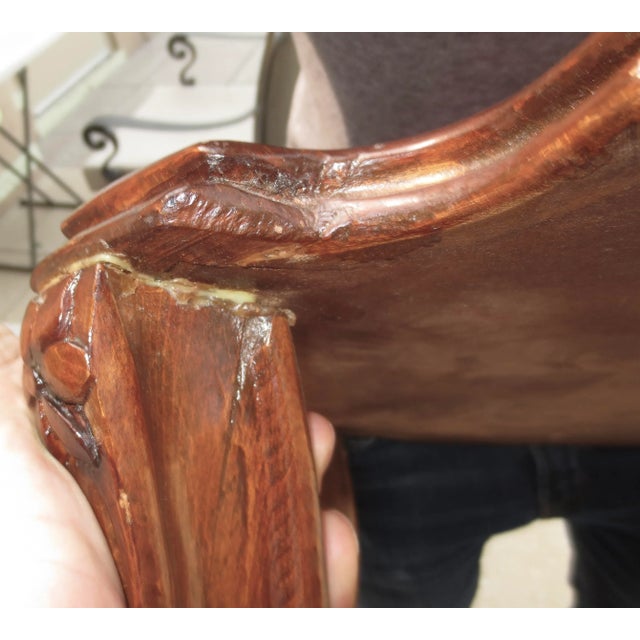 Art Nouveau Three Tier Side Table Circa 1940s For Sale - Image 9 of 12