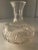 Mid 19th Century Antique Cut Glass Wine Carafe - Victorian Water Bottle For Sale - Image 5 of 9