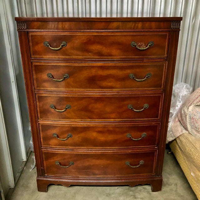 Antique Bow Front Dresser Chairish