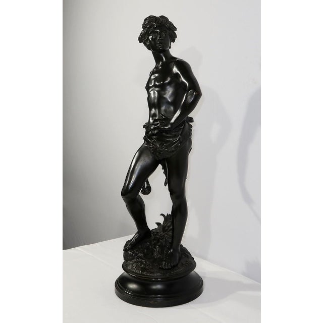 A. Gaudez, David, Late 19th Century, Bronze For Sale - Image 3 of 18