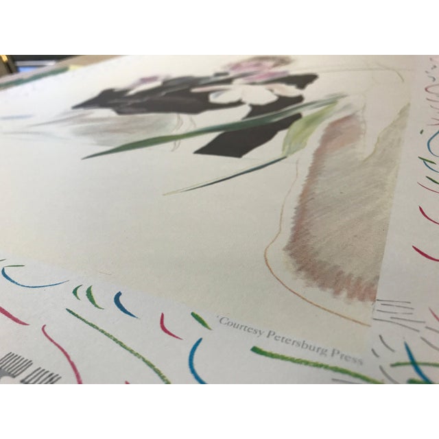 David Hockney David Hockney Celia in a Black Dress With White Flowers, 1980 For Sale - Image 4 of 4