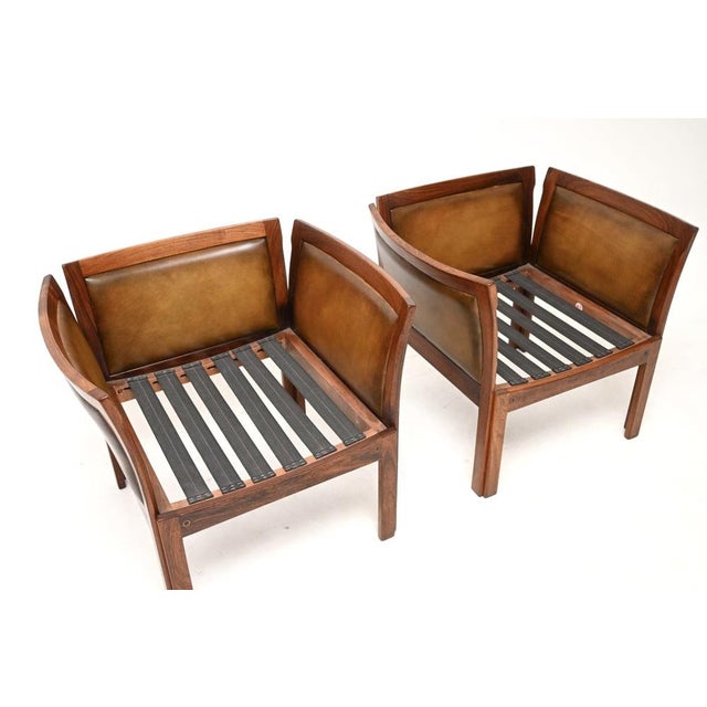 Vintage Danish Armchairs by Illum Wikkelso from CFC Silkeborg, 1960, Set of 2 For Sale - Image 12 of 14
