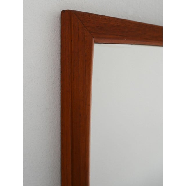 Danish Mirror in Teak by Aksel Kjersgaard for Odder Møbler, 1960s For Sale - Image 3 of 7