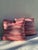 Moroccan Sofa Pillows : Set of Two Woven Textural Rich Pink Pillows/ Kathryn Ireland “Moroccan Weave” Woven Textile With Down/ Feather Fill For Sale - Image 3 of 11