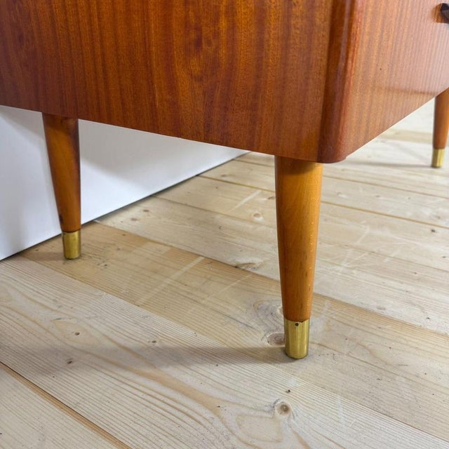 Mid-Century Modern Danish Four-Drawer Teak Chest of Drawers For Sale - Image 5 of 10