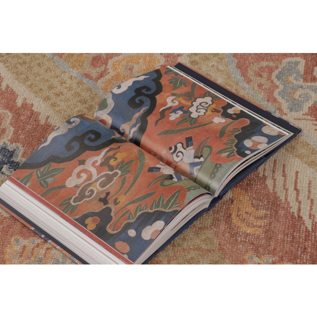 Rug & Kilim’s Distressed Dragon Rug, Rust and Gold With Dramatic Pictorials For Sale - Image 9 of 10