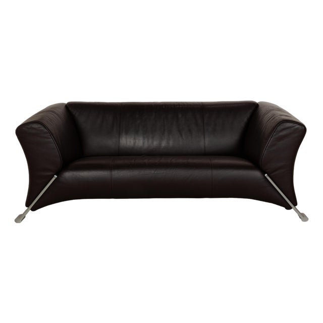 322 Leather Three-Seater Sofa from Rolf Benz For Sale