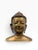 Metal Vintage 4-Foot Hand-Cast Brass Standing Buddha Statue on Lotus Pedestal - 70 LBS For Sale - Image 7 of 9