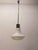 Steel and White Glass Suspension, 1970s For Sale - Image 9 of 9