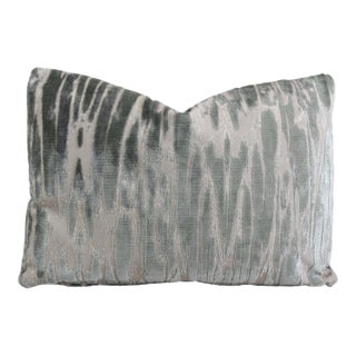 Designer Jim Thompson Refection Rain Water Feather/Down Pillow For Sale