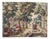 Antique French Jacquard Tapestry with Village Motif in the style of Aubusson, 1970s For Sale