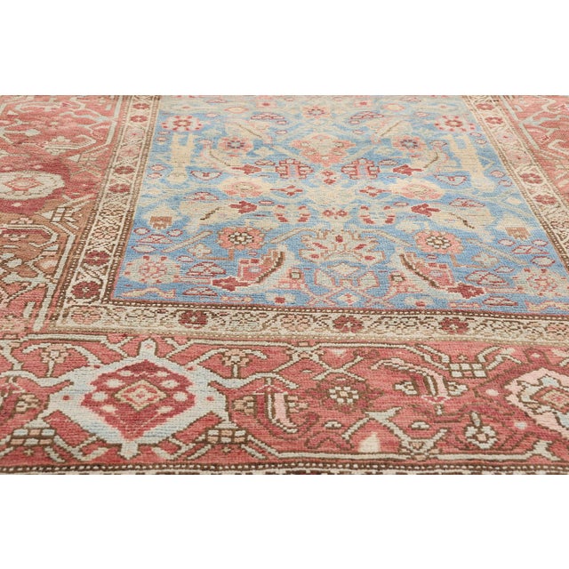 Late 19th Century Late 19th Century Persian Bijar Rug, 04'02 X 13'10 For Sale - Image 5 of 10