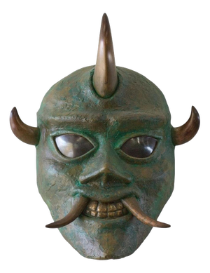 Bronze Oni Mask #2 by Splady Art Studios