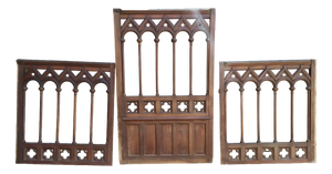 Woodwork Claustra Doors, Set of 3