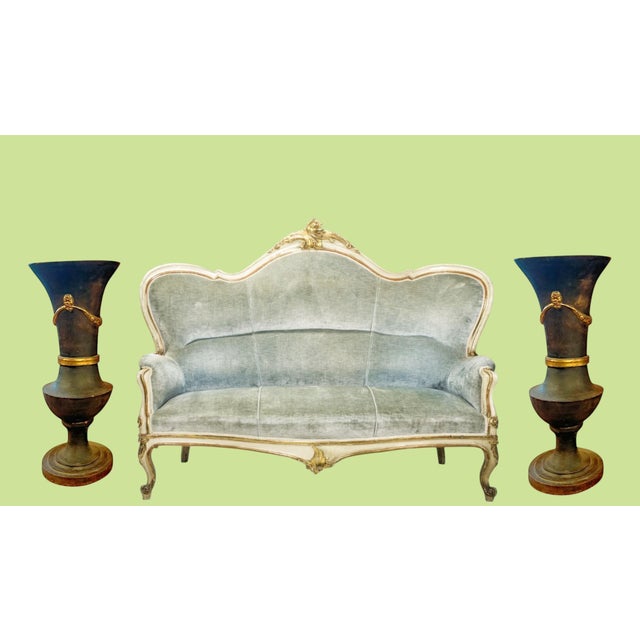 Neoclassical Tuscan Vases, Set of 2 For Sale - Image 5 of 7