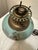 Antique Victorian Electrified "Gone With the Wind" Hurricane Lamp With Hand-Painted Floral Globe, C. 1895 For Sale - Image 9 of 12