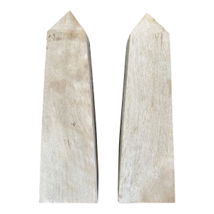 Vintage Italian Marble Obelisks - A Pair