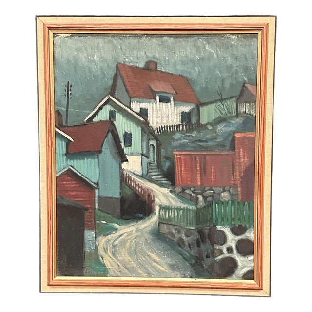Unknown, Stryket, Nordingrå, 1959, Oil on Canvas, Framed For Sale